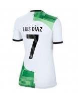 Liverpool Luis Diaz #7 Vieraspaita Naisten 2023-24 Lyhythihainen